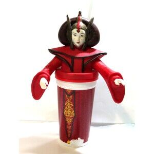 Star Wars Episode 1 Phantom Menace Queen Amidala Cup Topper Straw Complete 1999
